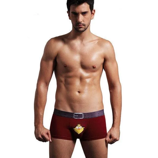 Underwear, Men's Boxer Shorts, Cartoon Print