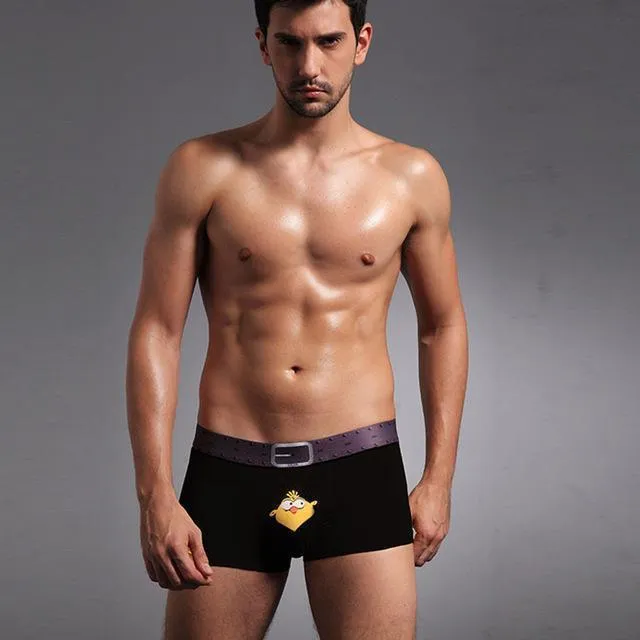 Underwear, Men's Boxer Shorts, Cartoon Print