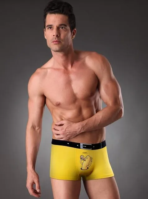 Underwear, Men's Boxer Shorts, Cartoon Print