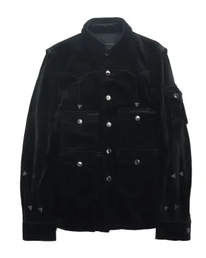 Velour Field Jacket