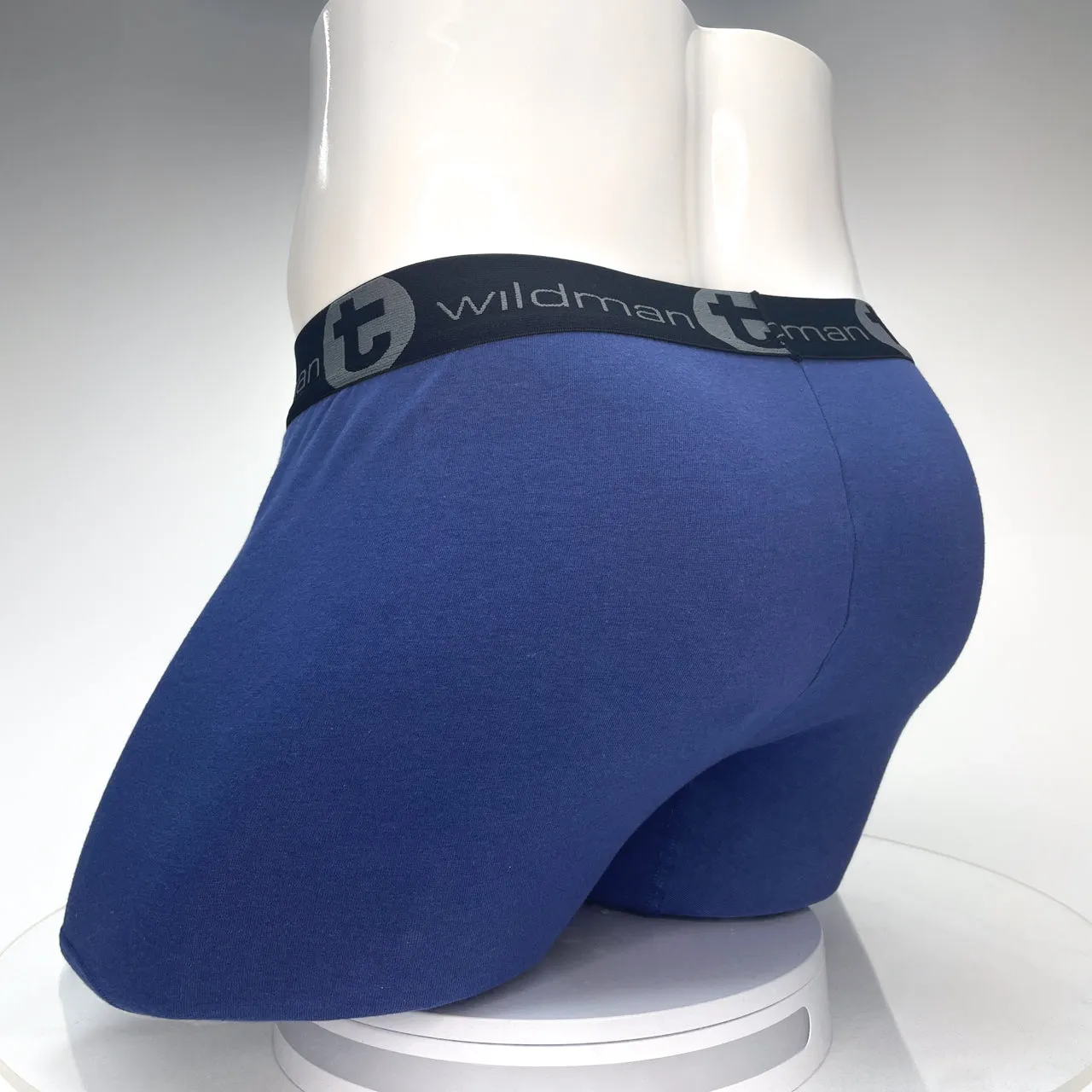 WildmanT Cotton Monster Cock 5" Inseam Boxer Brief Dark Blue