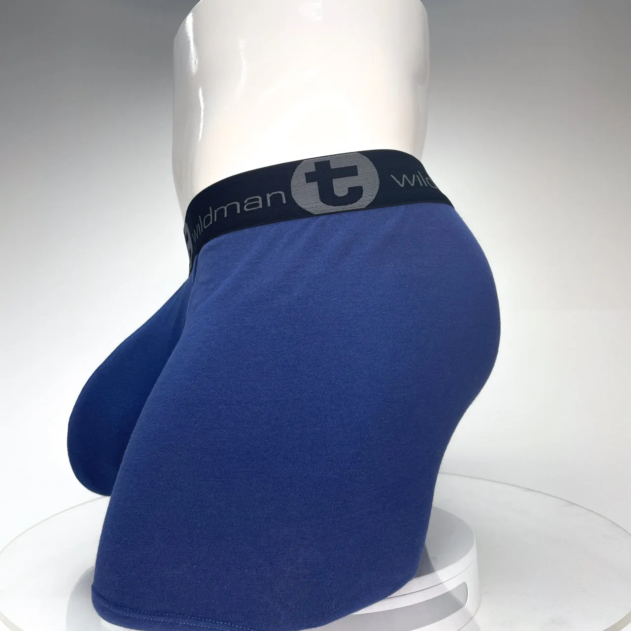WildmanT Cotton Monster Cock 5" Inseam Boxer Brief Dark Blue