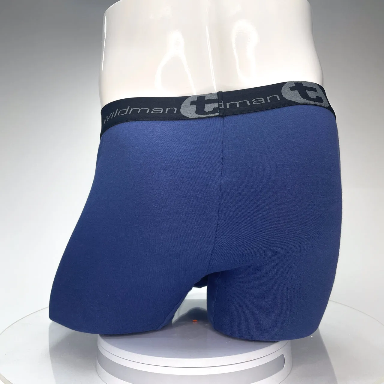 WildmanT Cotton Monster Cock 5" Inseam Boxer Brief Dark Blue