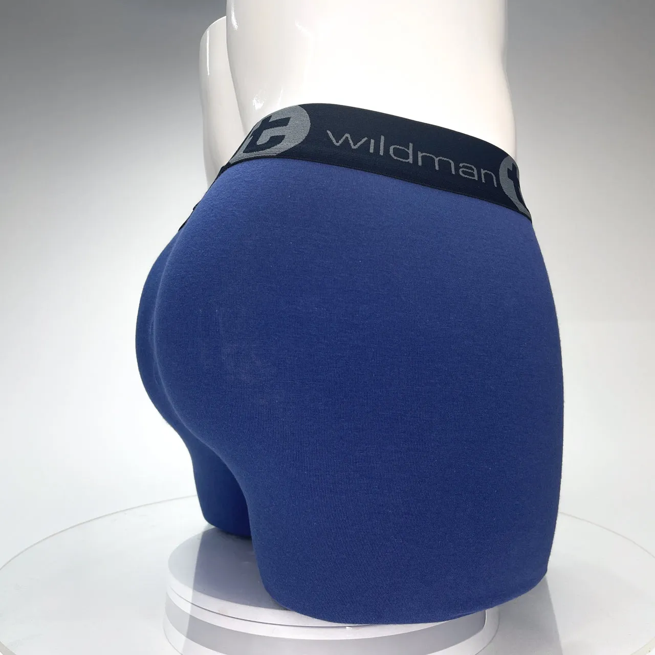 WildmanT Cotton Monster Cock 5" Inseam Boxer Brief Dark Blue