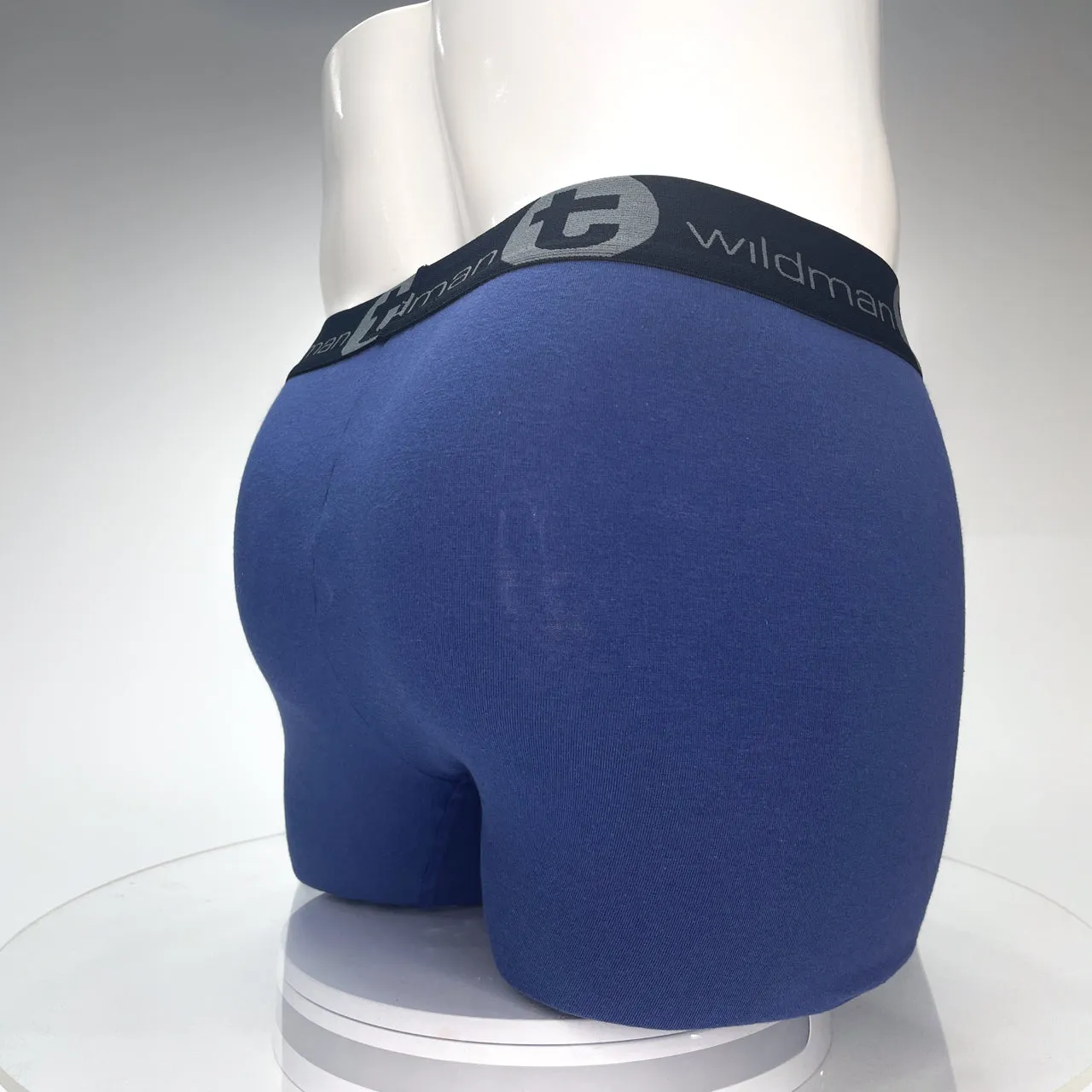 WildmanT Cotton Monster Cock 5" Inseam Boxer Brief Dark Blue