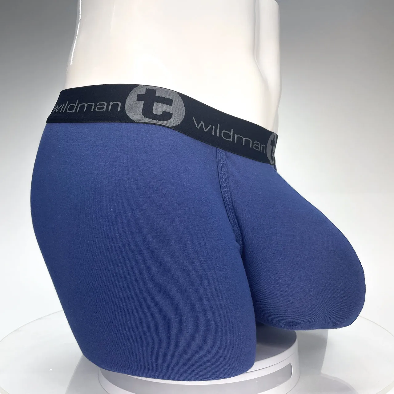 WildmanT Cotton Monster Cock 5" Inseam Boxer Brief Dark Blue