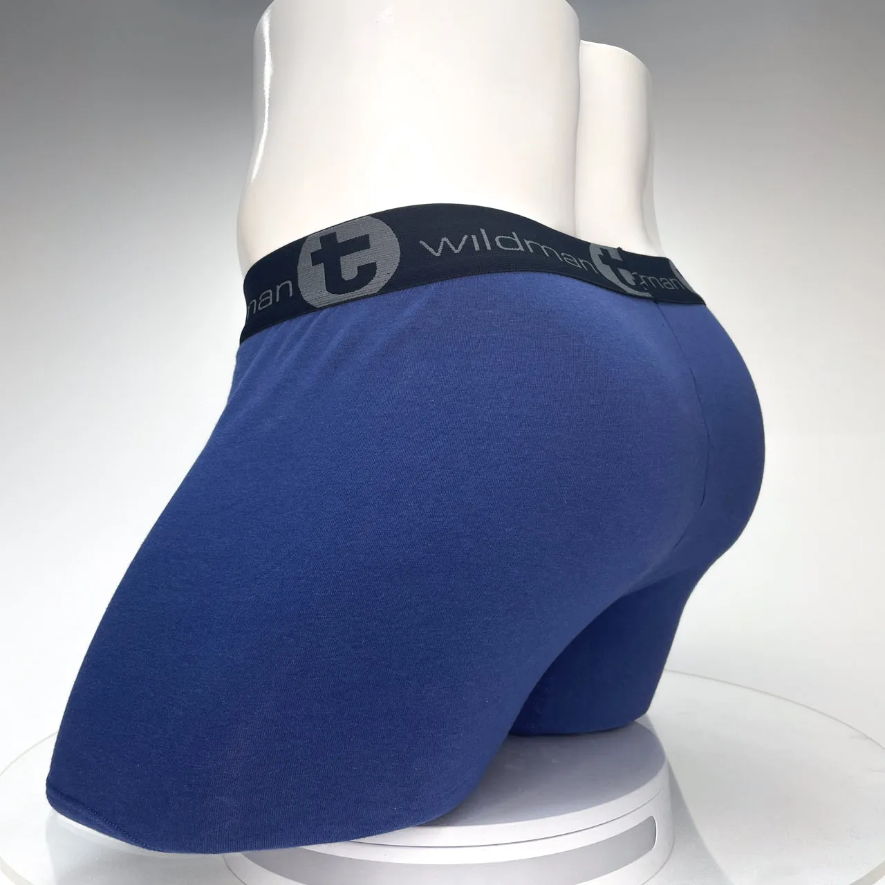 WildmanT Cotton Monster Cock 5" Inseam Boxer Brief Dark Blue