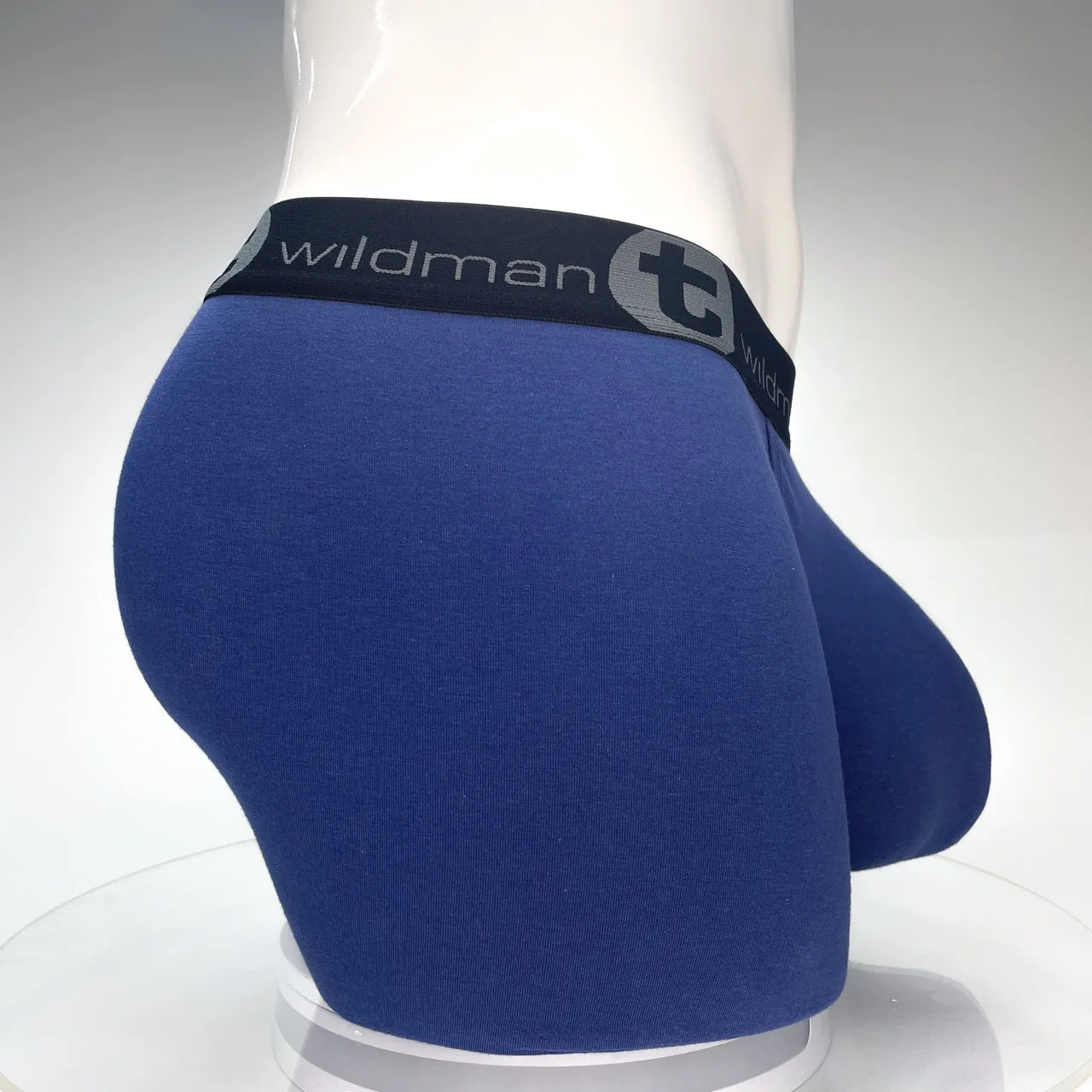 WildmanT Cotton Monster Cock 5" Inseam Boxer Brief Dark Blue
