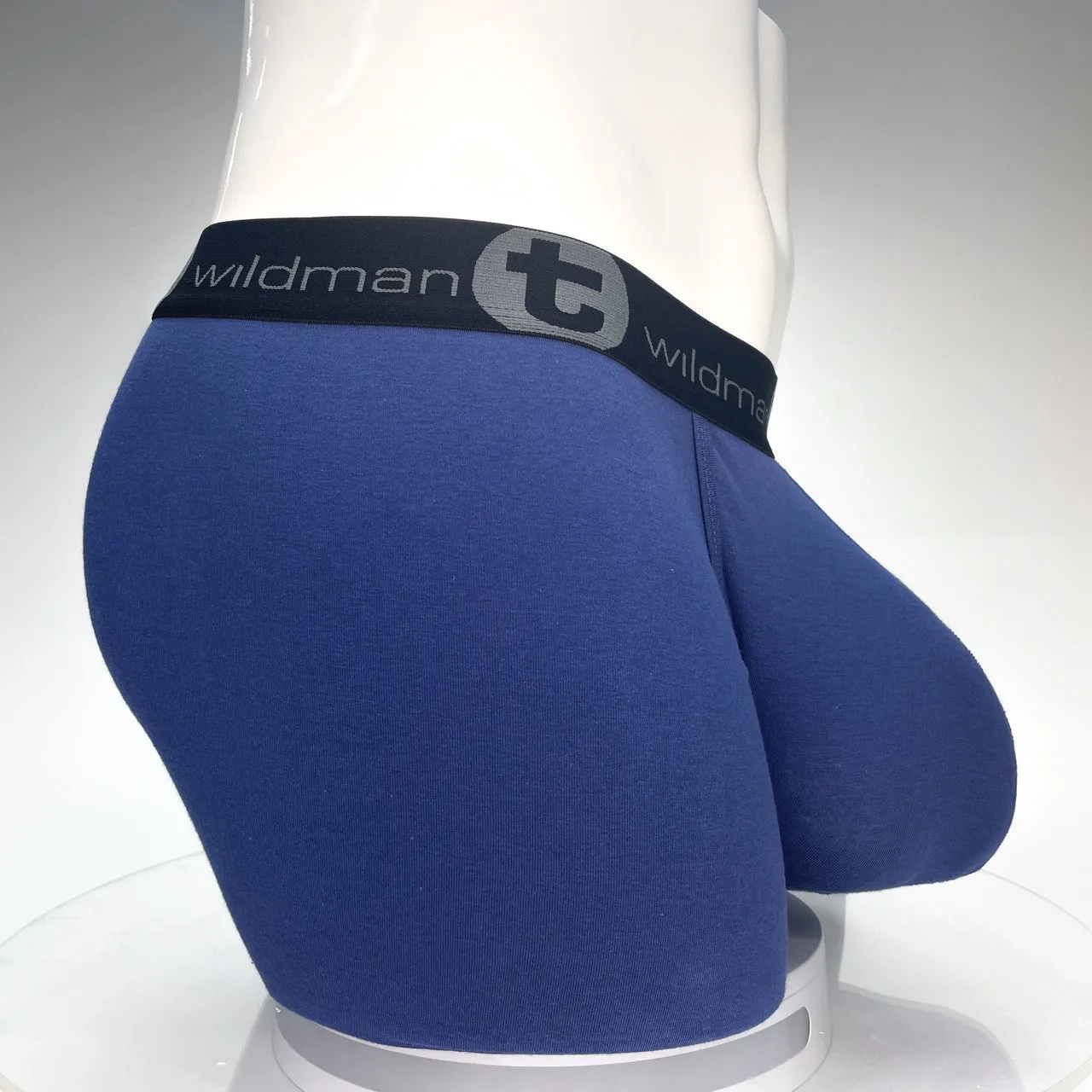 WildmanT Cotton Monster Cock 5" Inseam Boxer Brief Dark Blue
