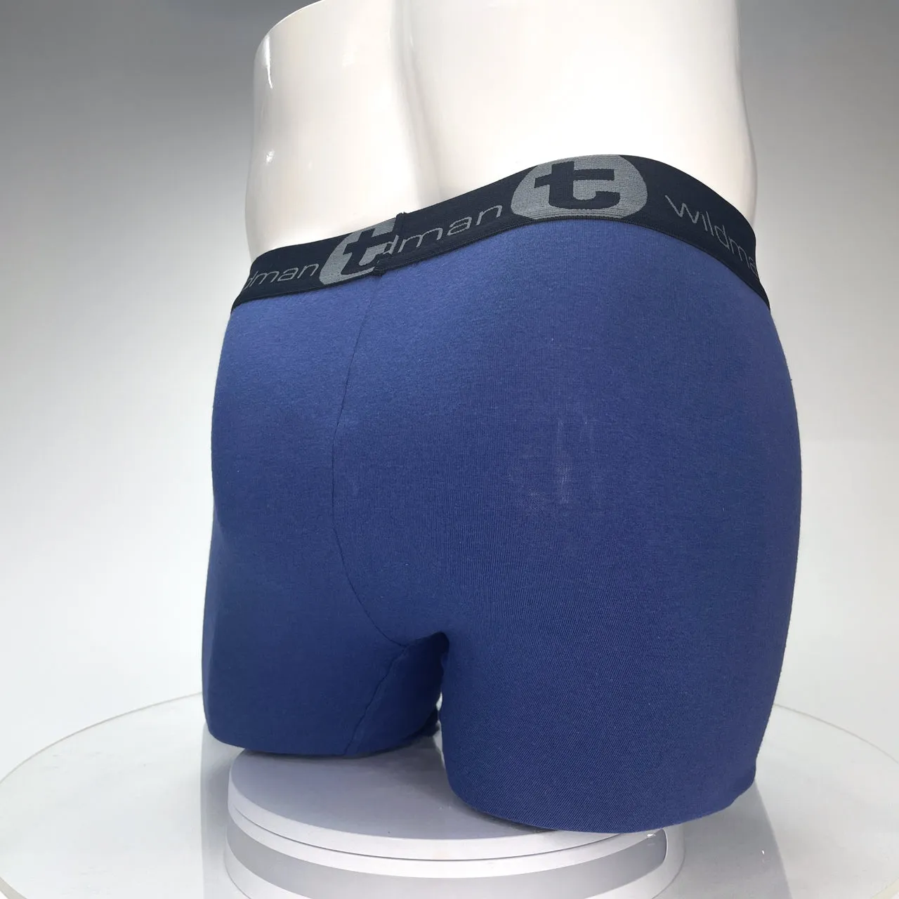 WildmanT Cotton Monster Cock 5" Inseam Boxer Brief Dark Blue