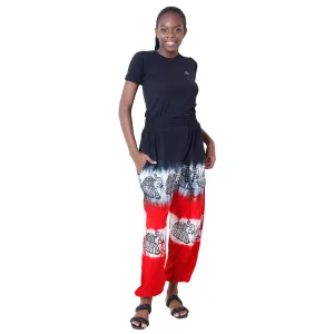 Women's Elastic Waist Jogger Pants -- FI-147 Elephant